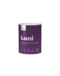 Эмаль универсальная Kausi алкидная полуматовая база C бесцветная 0 9 л Talatu