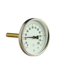 Термометр биметаллический F R801 OR TAS 0 120 C 42мм с погружной гильзой Watts