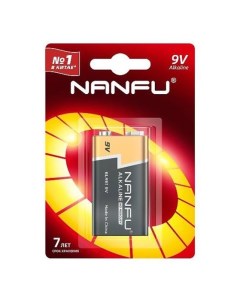Батарейка 6LR61 1 шт Nanfu
