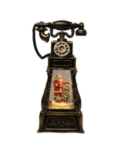 Новогодний сувенир YJ2261 Телефон с Дедом Морозом и подарками у ёлки USB 15022 Led