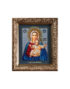 Набор для вышивания бисером Радуга бисера В 156 Леушинская Богородица 21Х25 см Кроше (радуга бисера)