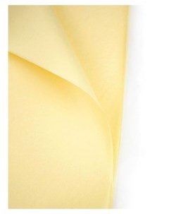 Бумага упаковочная тишью 50 x 66 см Декор желтая 10 шт Азалия