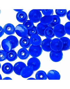 Пластиковые кнопки Т5 12 мм 30 шт цвет синий Nobrand