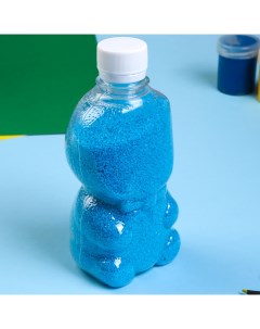 Песок цветной в бутылках Синий 500 гр МИКС Nobrand
