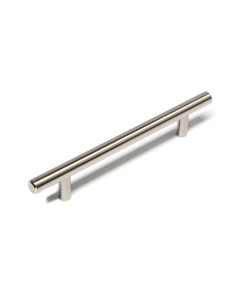 Ручка рейлинг d 12 мм м о 128 мм цвет сатиновый никель Tundra