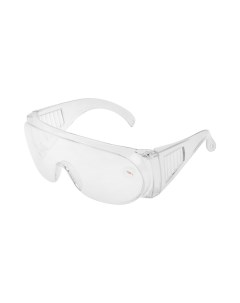 Очки защитные лом прозрачные открытого типа ударопрочный материал Lom