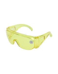 Очки защитные лом желтые открытого типа ударопрочный материал Lom
