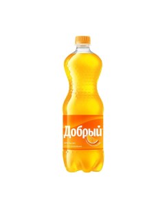 Напиток сильногазированный Апельсин с витамином C 1 л Добрый