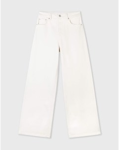Бежевые джинсы Paris Wide leg с высокой талией Gloria jeans