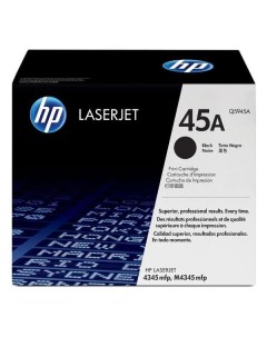 Картридж для лазерного принтера HP HP 45A Q5945A черный HP 45A Q5945A черный Hp