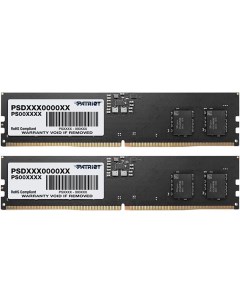 Оперативная память Patriot DDR5 2x16GB 5600MHz DIMM PSD532G5600K DDR5 2x16GB 5600MHz DIMM PSD532G560 Patriòt