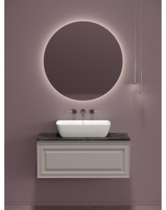 Мебель для ванной Very 100 подвесная столешница black sky Doha Soft без отверстия под смеситель Sancos