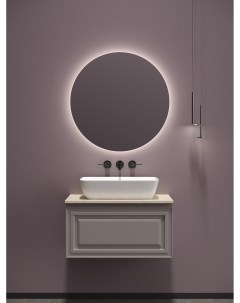 Мебель для ванной Very 80 подвесная столешница kreman Doha Soft без отверстия под смеситель Sancos
