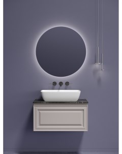 Мебель для ванной Very 80 подвесная столешница black sky Doha Soft без отверстия под смеситель Sancos
