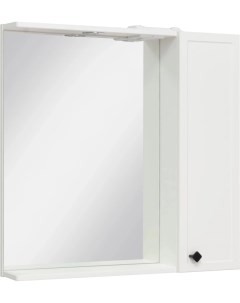 Зеркальный шкаф 75x75 см белый R Римини 00 00001257 Runo