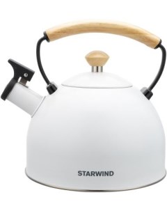 Чайник металлический Chef Country 2 5л белый SW CH1712 Starwind