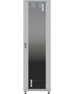 Шкаф серверный Премиум R22U60100GS напольный 22U 600x1000мм пер дв стекл металл 900кг серый IP20 ста Ntss