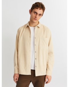 Вельветовая куртка рубашка из хлопка с длинным рукавом Zolla