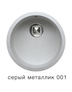 Кухонная мойка R 104 серый металлик 001 Tolero