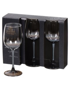Бокал для вина 420 мл стекло 3 шт Шоколад Омбре RNСHO_8166_11 Glasstar