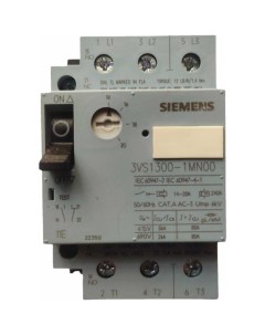 Автоматический выключатель для защиты электродвигателя Siemens