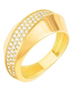 Кольцо с 72 бриллиантами из жёлтого золота Джей ви