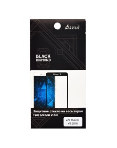 Защитное стекло для смартфона Huawei Y9 2018 2 5D Full Screen с черной рамкой 85062 Brera