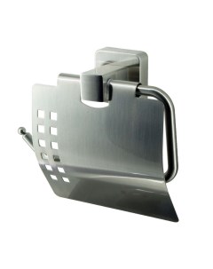 Держатель для туалетной бумаги Rhin с крышкой металл пластик никель K 8725 Wasserkraft