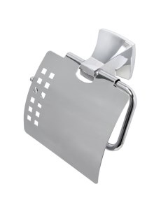 Держатель для туалетной бумаги Wern с крышкой металл пластик хром K 2525 Wasserkraft