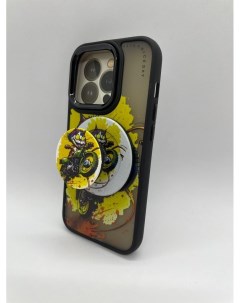Чехол под Iphone 15 c магнитным попсокетом КОТ Boter