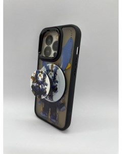 Чехол под Iphone 15 c магнитным попсокетом Anime Boter