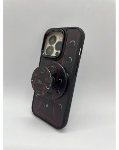 Чехол под Iphone 15 pro max c магнитным попсокетом Шнуровка Boter