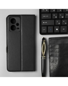 Чехол Book Case для Xiaomi POCO X5 5G черный Borasco