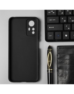 Чехол матовый для Xiaomi Redmi Note 12S черный Borasco