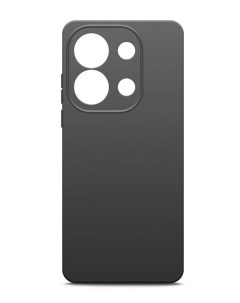 Чехол на Xiaomi Redmi Note 13 4G силиконовый черный матовый Brozo