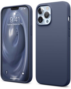 Чехол Soft silicone Liquid для iPhone 13 Pro Max цвет Синий ES13SC67 JIN Elago