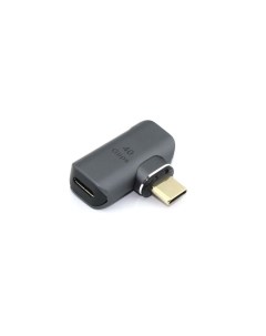 Переходник USB 4 Type C мама папа угловой с магнитным разъемом тип 1 Оем