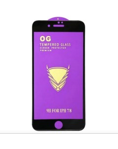 Защитное стекло для iPhone 7 8 OG Purple черный Nobrand