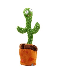Интерактивная игрушка танцующий кактус зеленая Nobrand