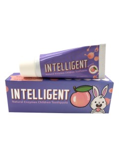 Детская зубная паста Natural Enzymes со вкусом Персик 40 г Intelligent