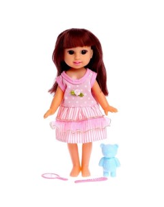 Кукла классическая Света в платье с игрушкой и аксессуарами МИКС Nobrand