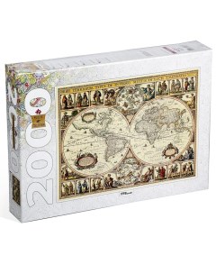 Пазлы Историческая карта мира 2000 элементов Step puzzle