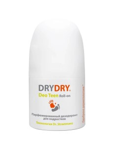 Шариковый дезодорант для подростков антибактериальный ролик от пота и запаха 50 мл Dry dry