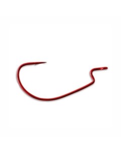 Офсетные крючки Worm 55R 5 0 red Vanfook
