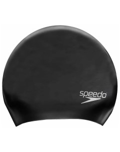 Шапочка для плавания Long Hair Cap силикон черный серебристый 8 061680001 Speedo