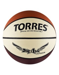Баскетбольный мяч Slam B00067 7 brown white Torres