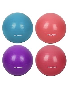 Мяч для фитнеса гимнастический ПВХ d 75см 900г 4 цвета Silapro