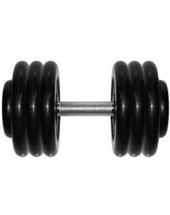 Неразборная гантель Профи 1 x 36 кг черный Mb barbell