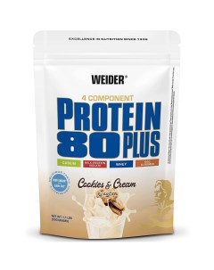 Многокомпонентный протеин Protein 80 Plus 500 г печенье крем Weider