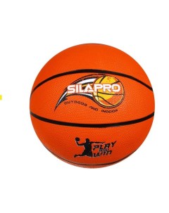 Мяч баскетбольный цветной 7 р р 24см резина 550г 10 Silapro